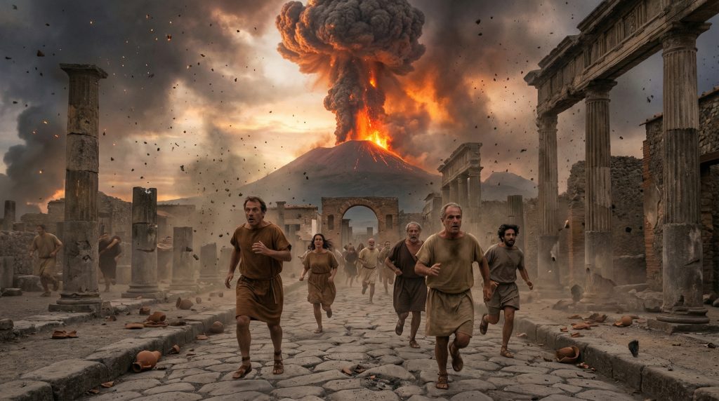 Así fue el día que explotó el Vesubio y destruyó a Pompeya