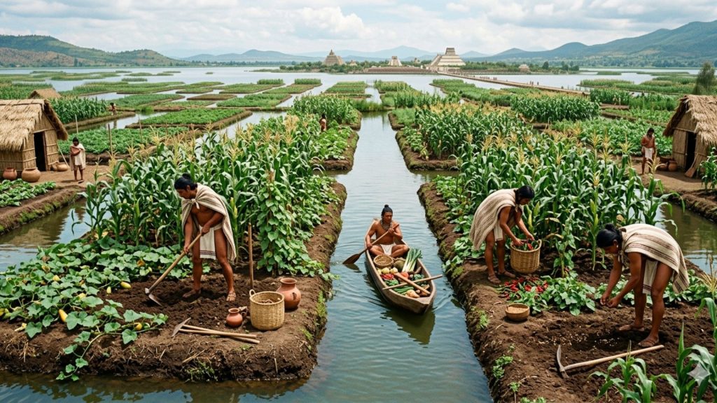 Las maravillas de la agricultura azteca: chinampas y sostenibilidad